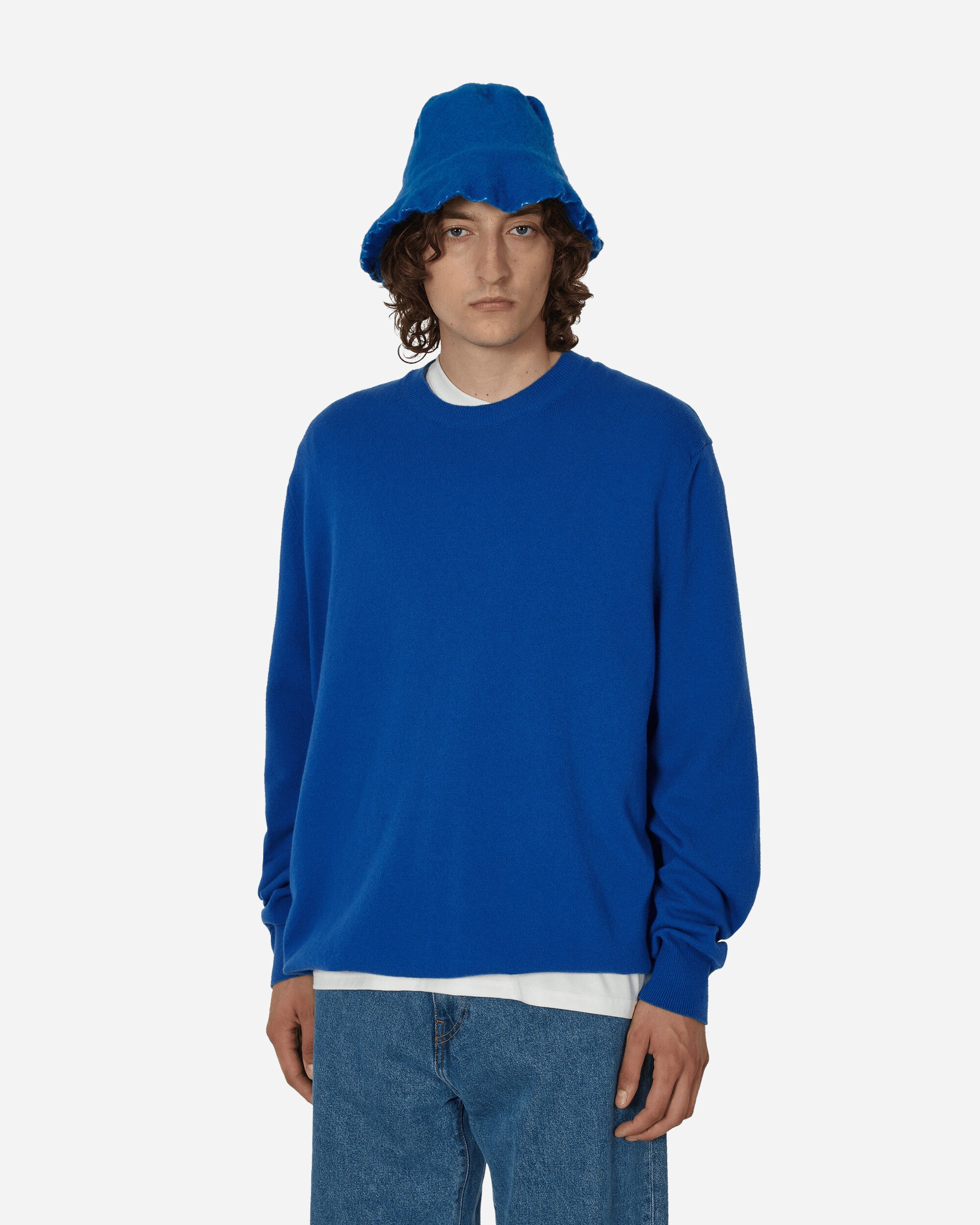 Comme Des Garçons Shirt Mens Sweater Knit Blue Knitwears Sweaters FL-N008-W23  1