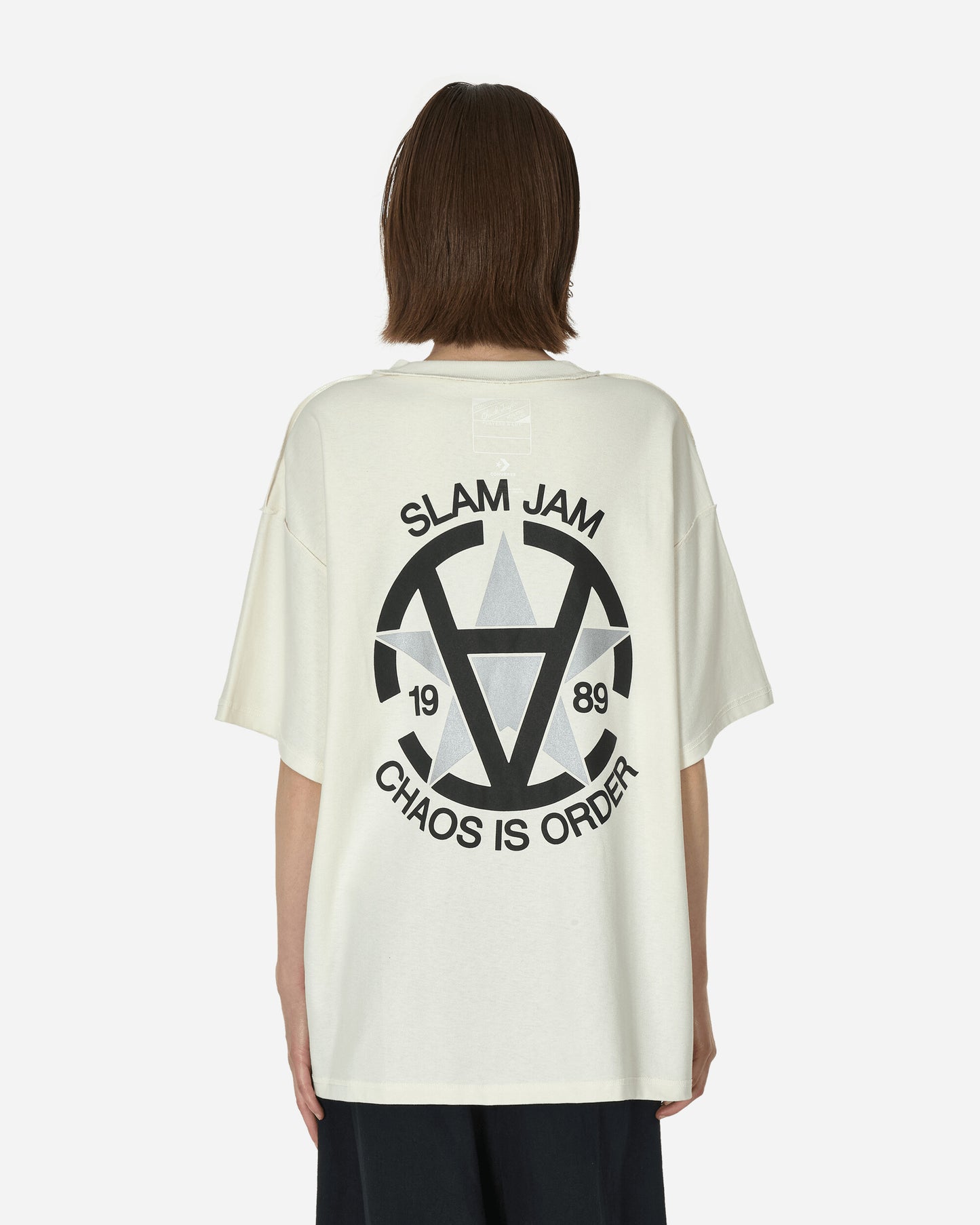 Converse Converse X Slam Jam Tee White T-Shirts Shortsleeve 10028712