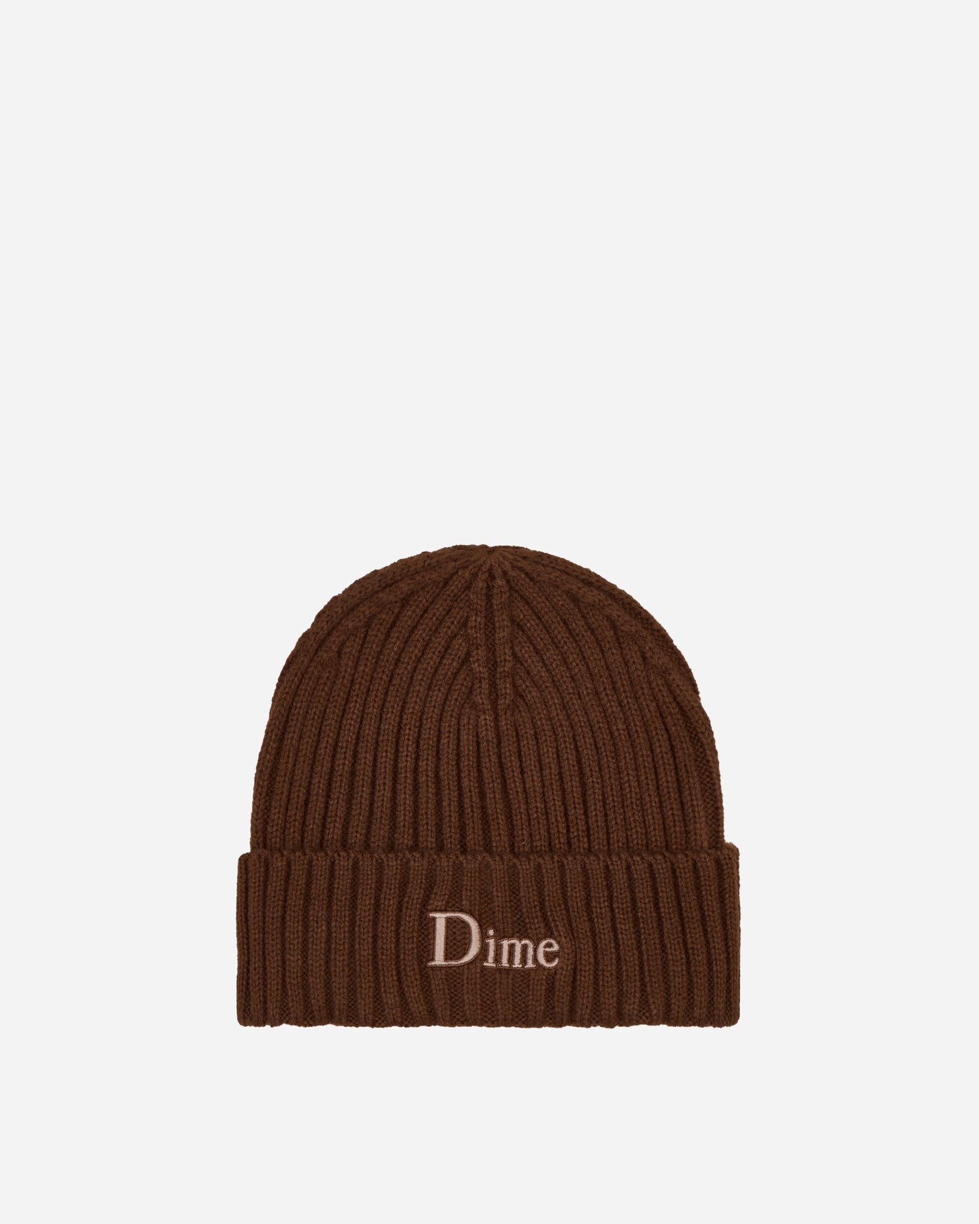 Dime Classic Fold Beanie Brown Hats Beanies DIMEHO2347 BRW