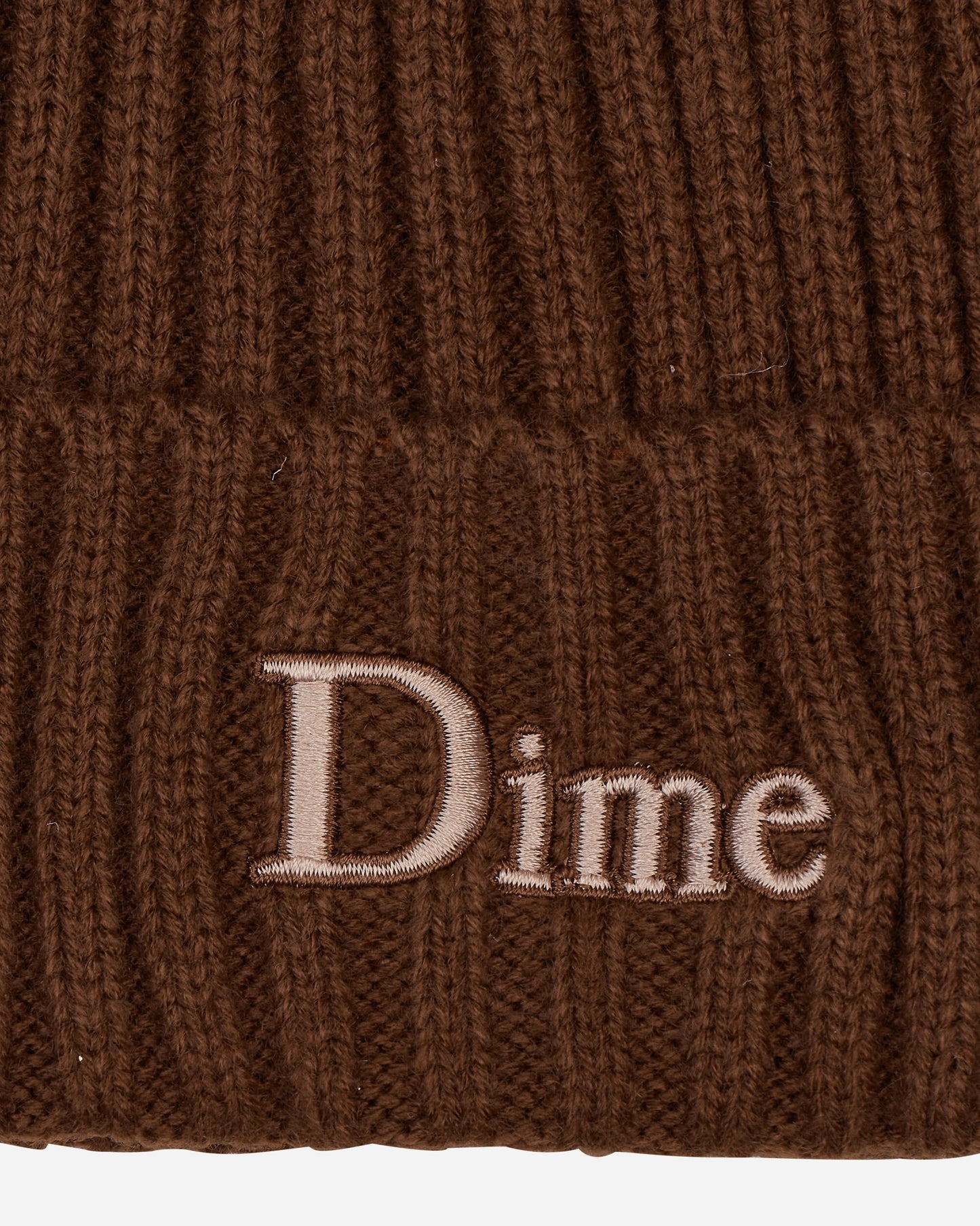 Dime Classic Fold Beanie Brown Hats Beanies DIMEHO2347 BRW