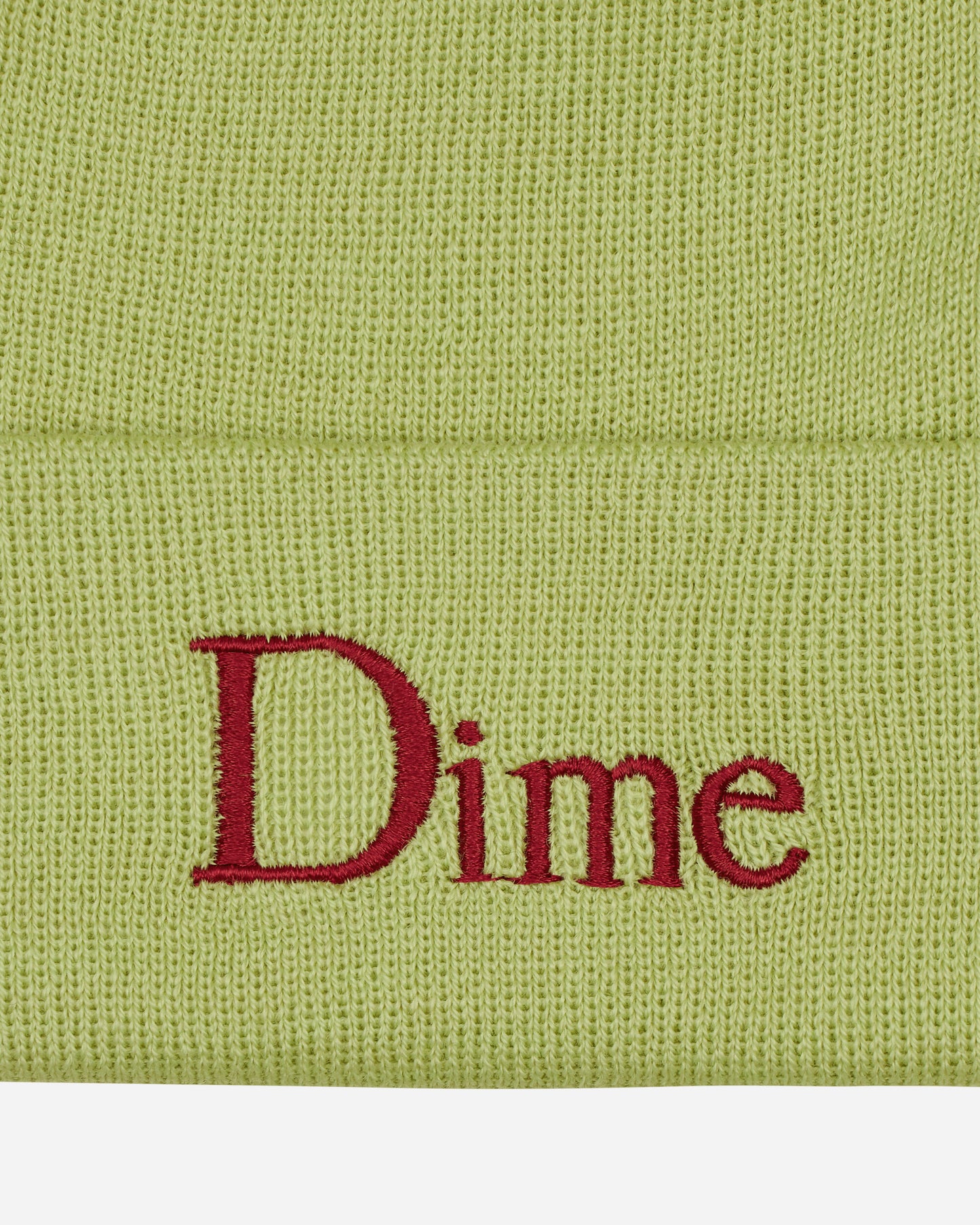 Dime Classic Wool Fold Beanie Lime Hats Beanies DIME23D2F40LIME LIME