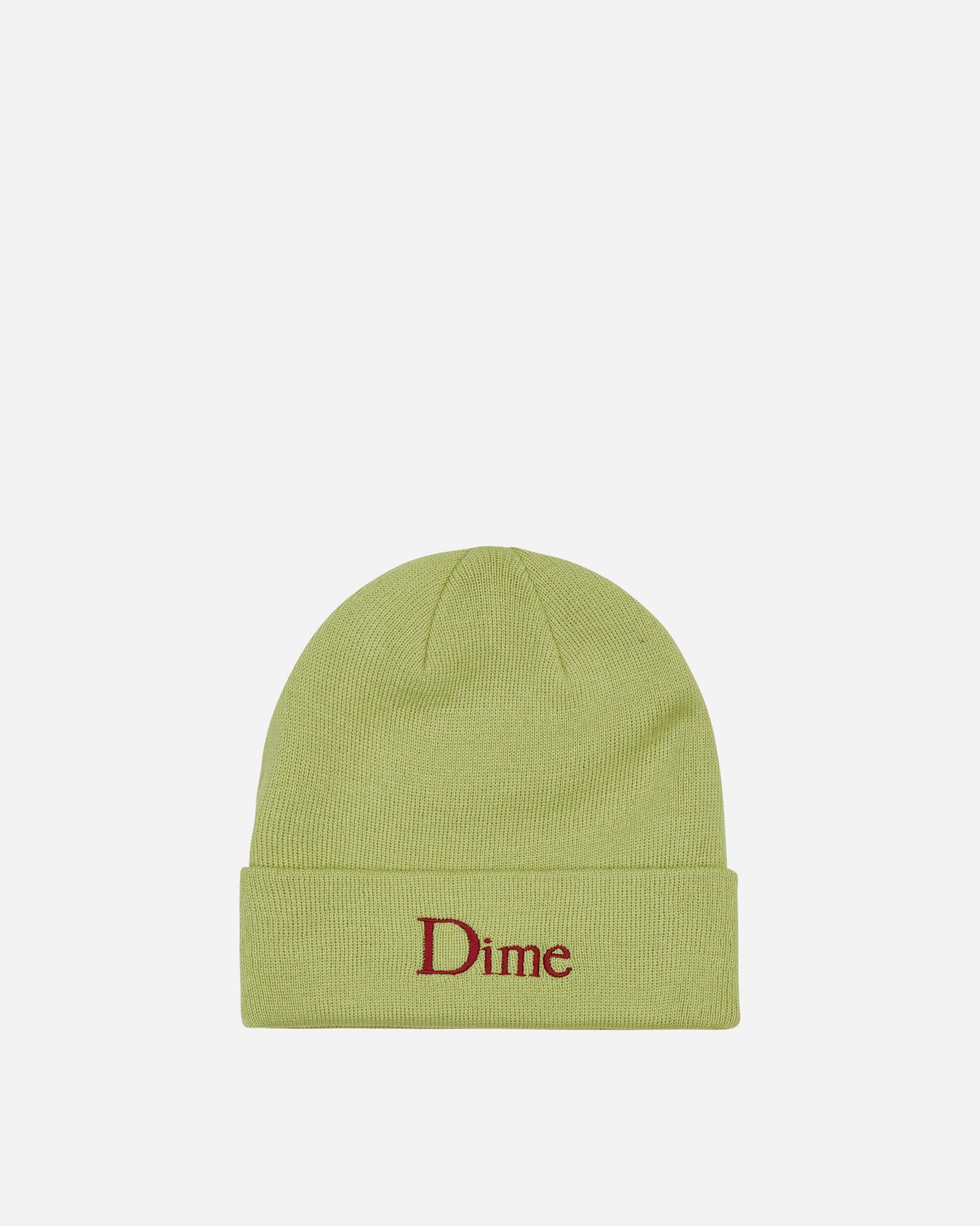 Dime Classic Wool Fold Beanie Lime Hats Beanies DIME23D2F40LIME LIME