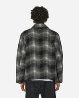 Dime Wave Plaid Jacket Charcoal Coats and Jackets Jackets DIMEHO233 CHA