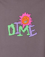 Dime Sunny T-Shirt Plum Gray T-Shirts Shortsleeve DIMEHO2324 PLU