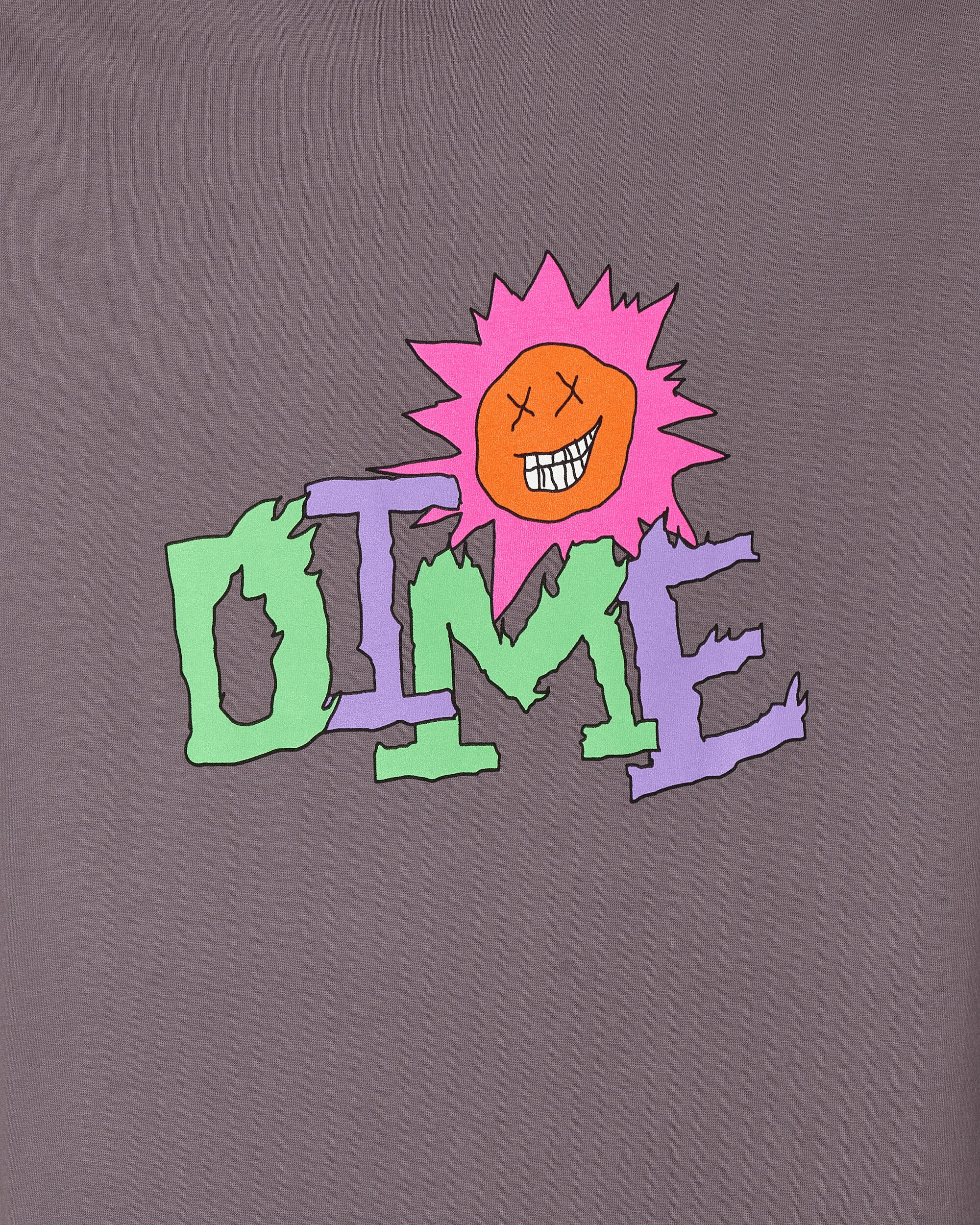 Dime Sunny T-Shirt Plum Gray T-Shirts Shortsleeve DIMEHO2324 PLU