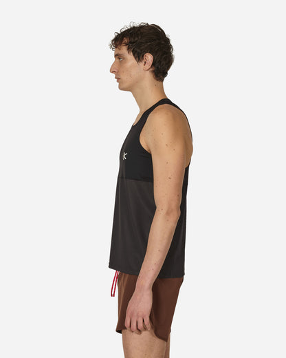 District Vision Panelled Mesh Tank Black T-Shirts Shortsleeve DV0067-A BLACK