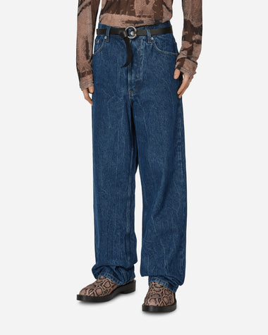 Dries Van Noten Pine Pants Blue Pants Denim 241-020911-8448 504