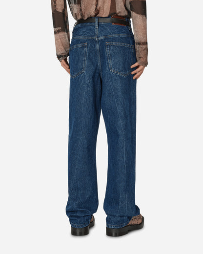 Dries Van Noten Pine Pants Blue Pants Denim 241-020911-8448 504