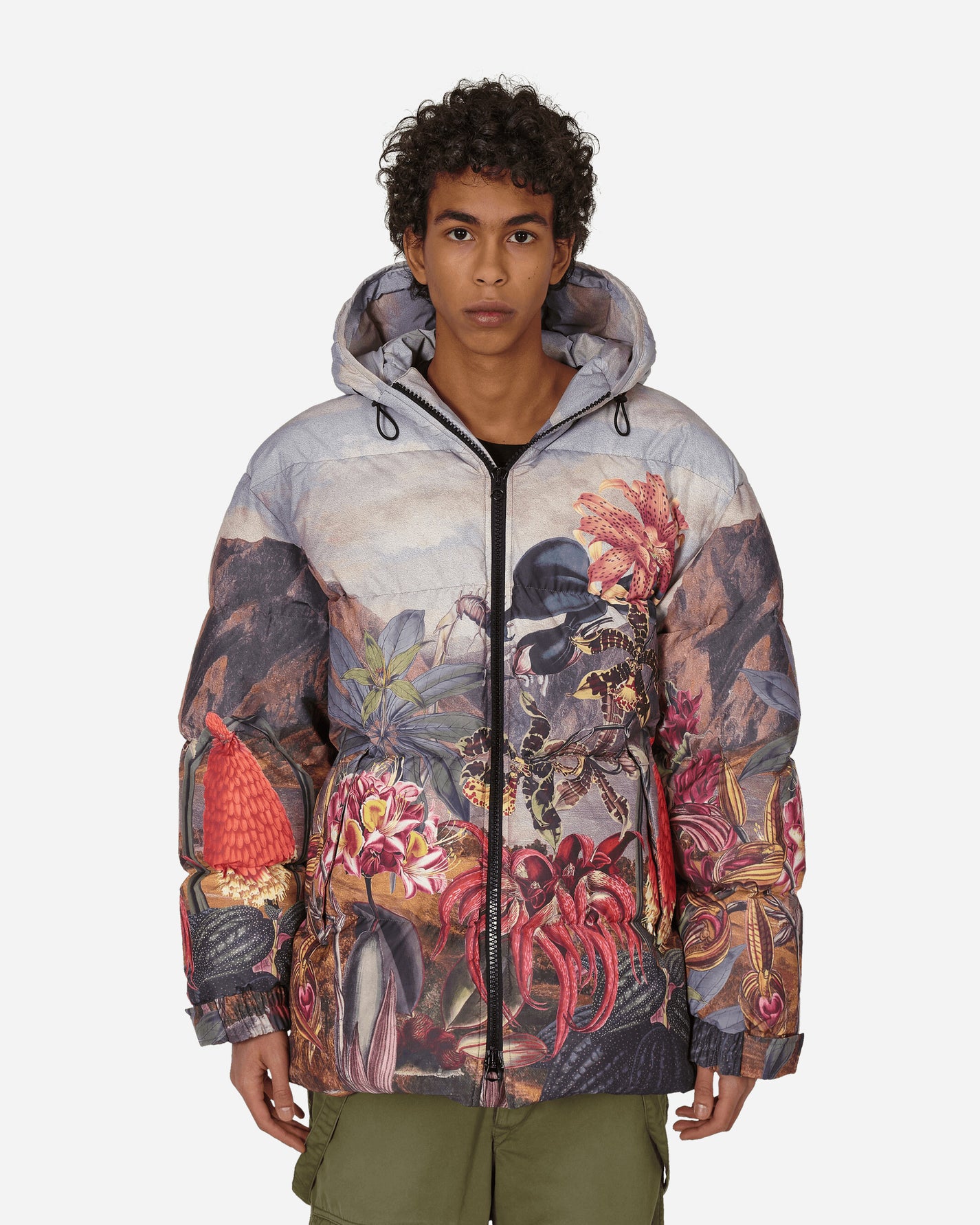 Dries Van Noten Vorley Down Jacket Multi Coats and Jackets Down Jackets 232-020517-7033 980