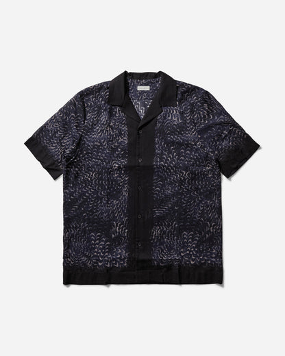 Dries Van Noten Carltone Shirt Navy Shirts Shortsleeve Shirt 251-020742-1162 509