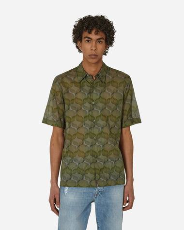 Dries Van Noten Clasen Shirt Green Shirts Shortsleeve Shirt 241-020708-8137 604