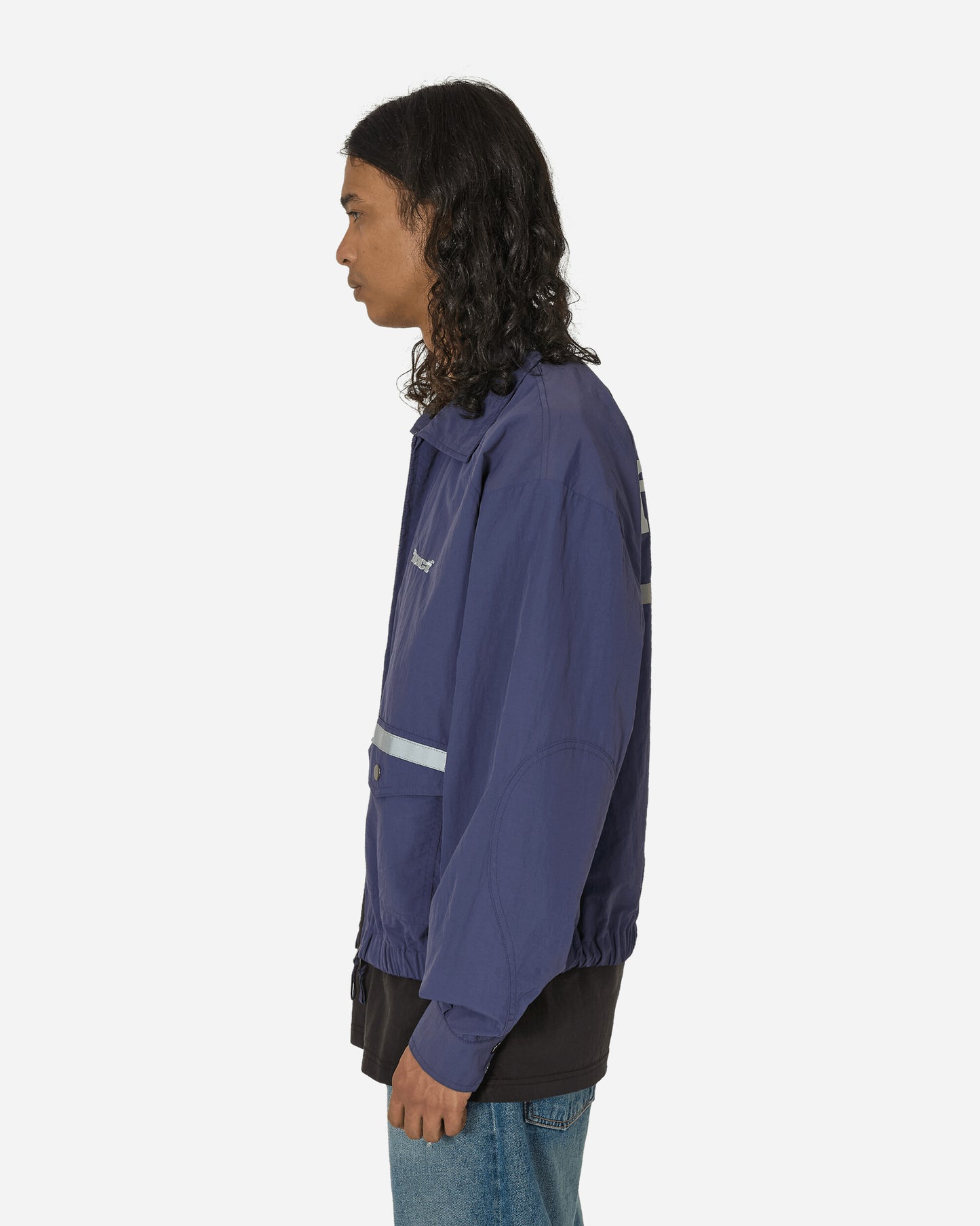 FUCT 3M Stripes Bomber Patriot Blue Coats and Jackets Bomber Jackets TBMW025FA10 BLU0021