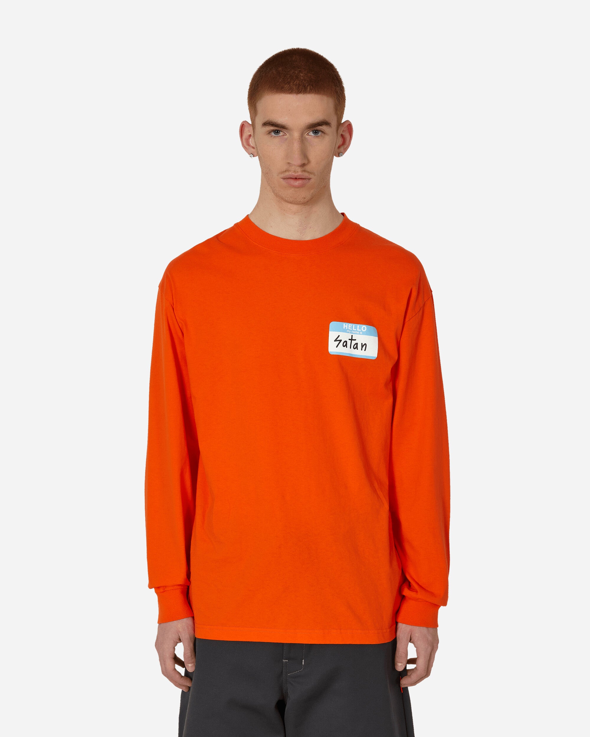 FUCT Graphic Ls Tee Orange T-Shirts Longsleeve TBMW0101JY45 ORG0001