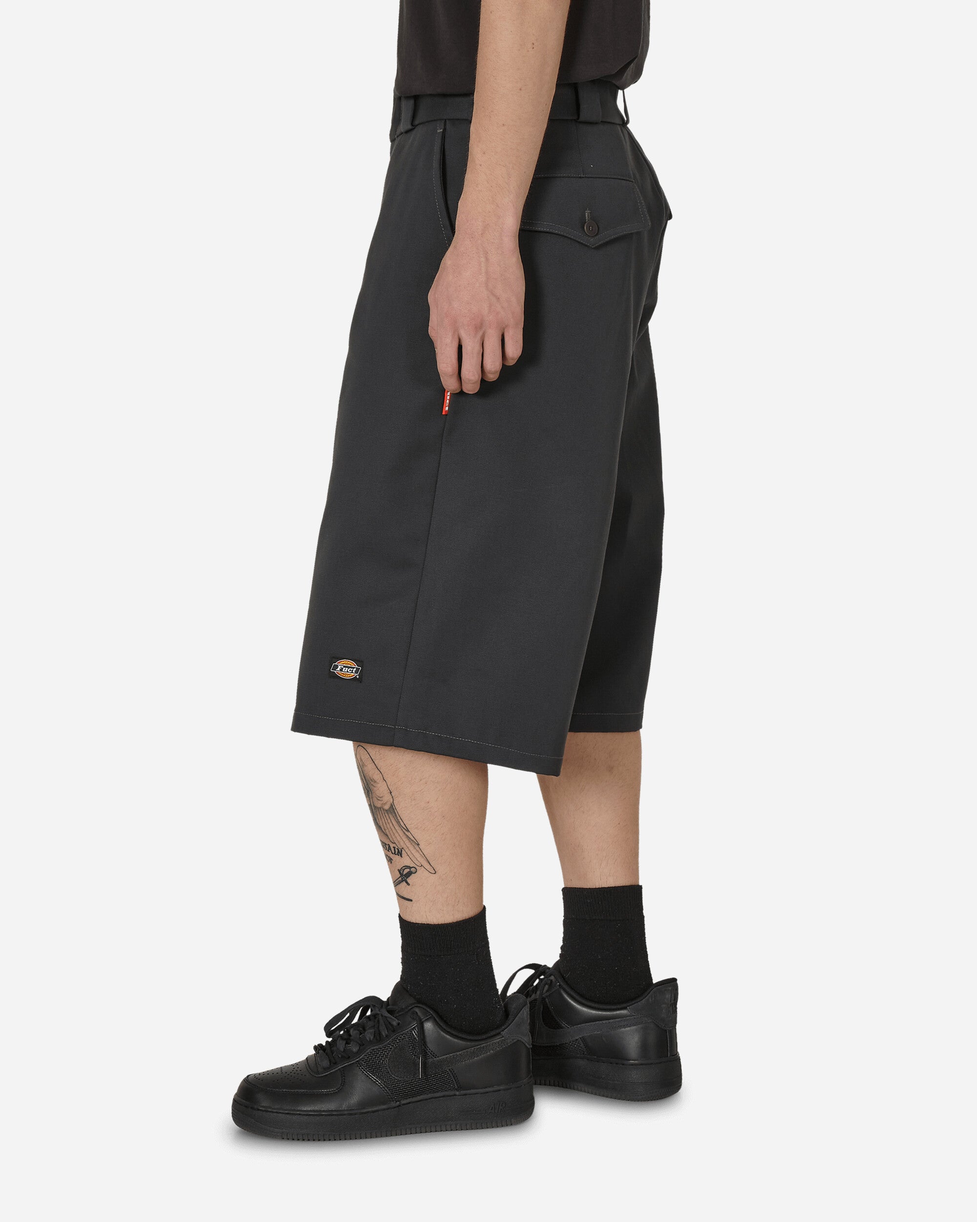 FUCT Oversized Chino Shorts Dark Grey Shorts Short TBMW011FA10 GRY0003