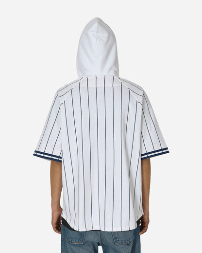 FUCT Hooded Baseball Shirt Blanc de Blanc Shirts Shortsleeve Shirt TBMW006FA05 WTH0005