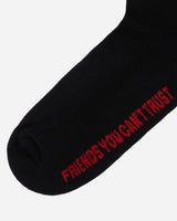 FUCT Tennis Socks W&B Black Underwear Socks TBMW025YA04 BLK0001