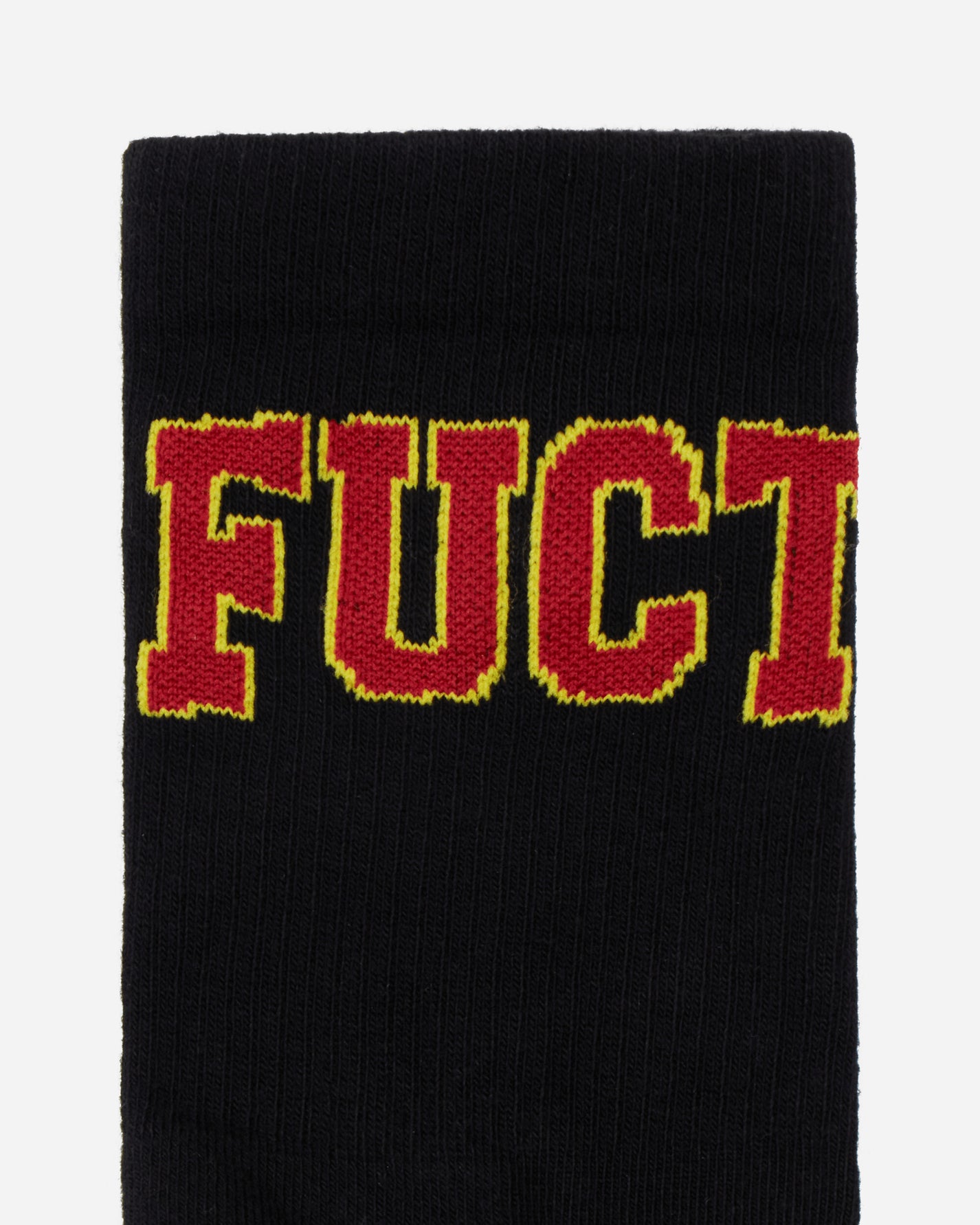 FUCT Tennis Socks W&B Black Underwear Socks TBMW025YA04 BLK0001