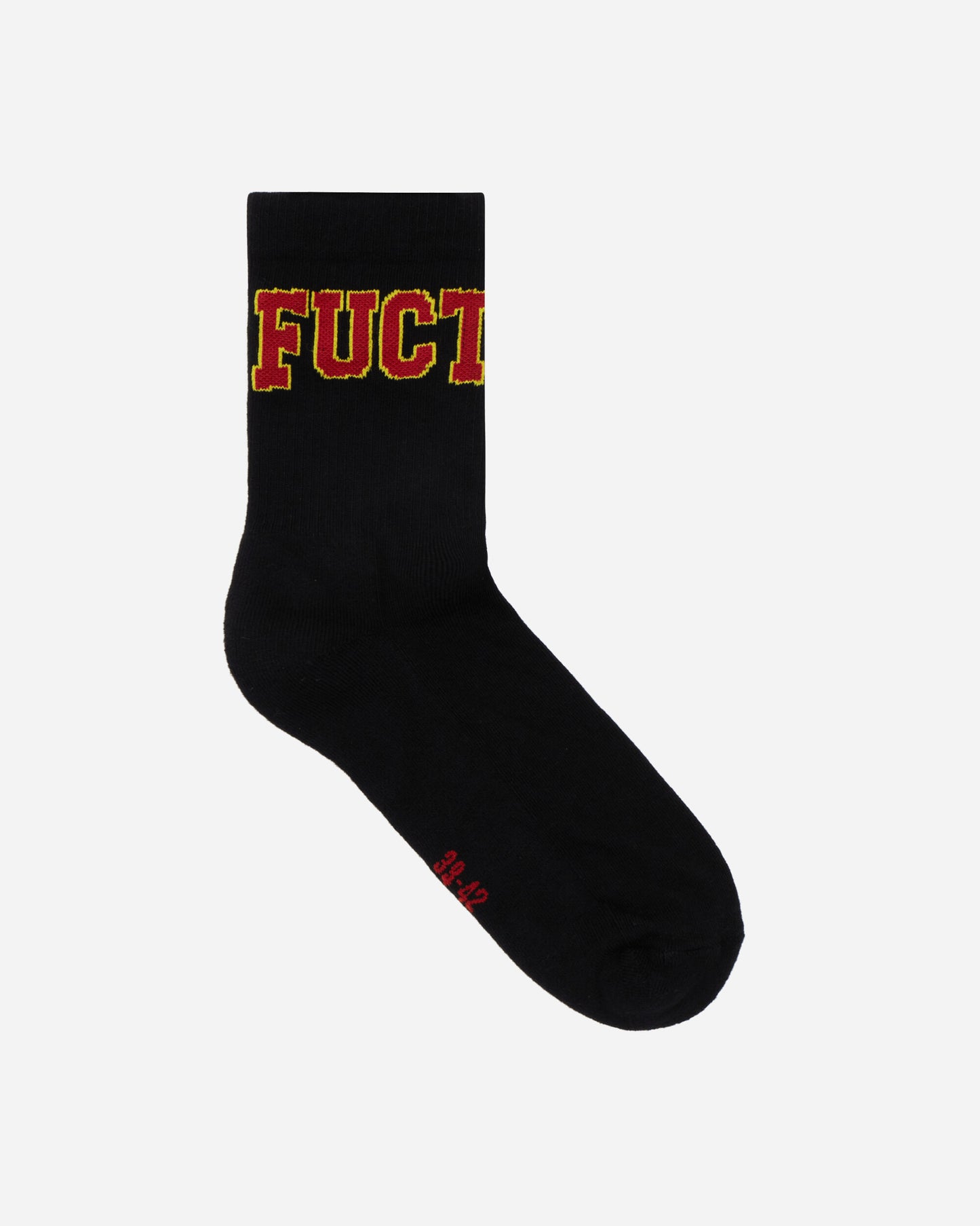 FUCT Tennis Socks W&B Black Underwear Socks TBMW025YA04 BLK0001