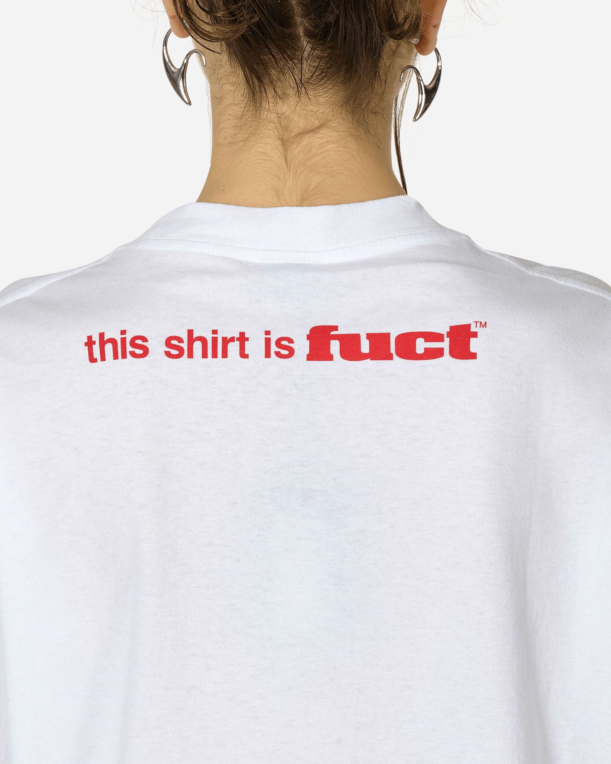 FUCT Christ Wound Tee White T-Shirts Top TBMW090JY34 WTH0001