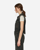 Guess USA Gusa Western Denim Vest Gusa Used Black Wash Coats and Jackets Vests W4GU37D5AK0 GUUB