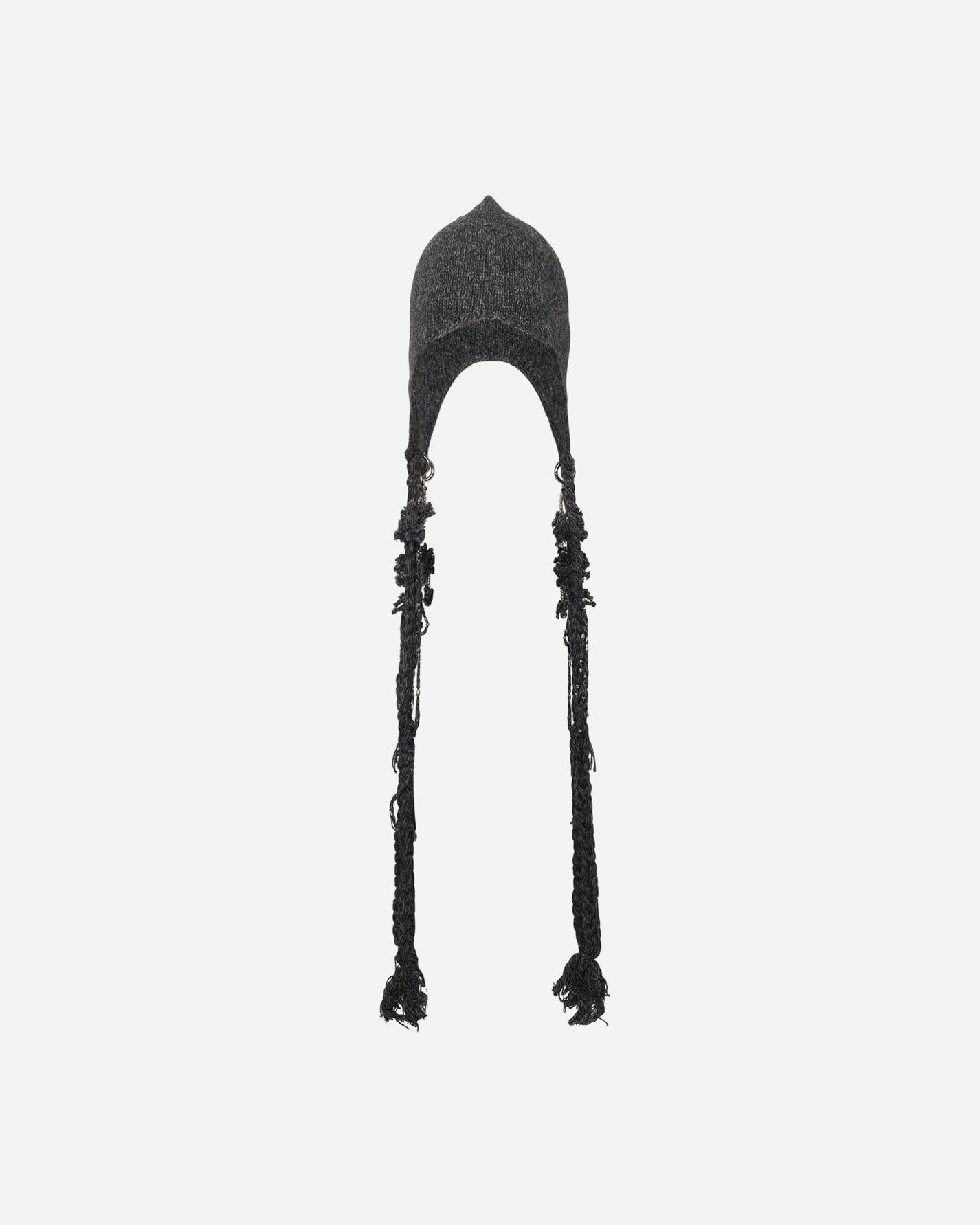 HYEIN SEO Wmns Tassel Charm Beanie Dark Grey Hats Beanies FW24-AC1DG 001