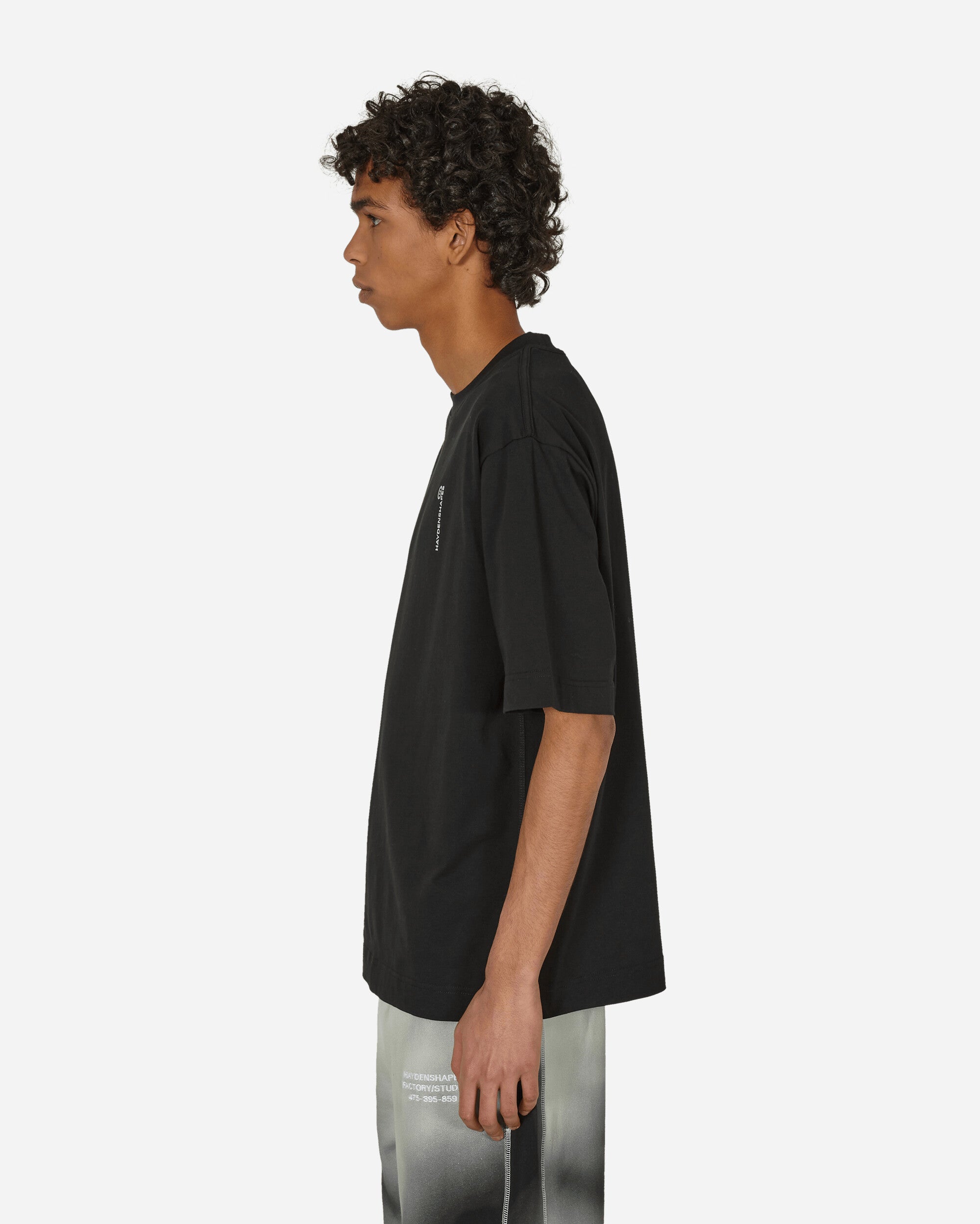 Haydenshapes Basic Ss Tee Black T-Shirts Shortsleeve HS23SN1001 001