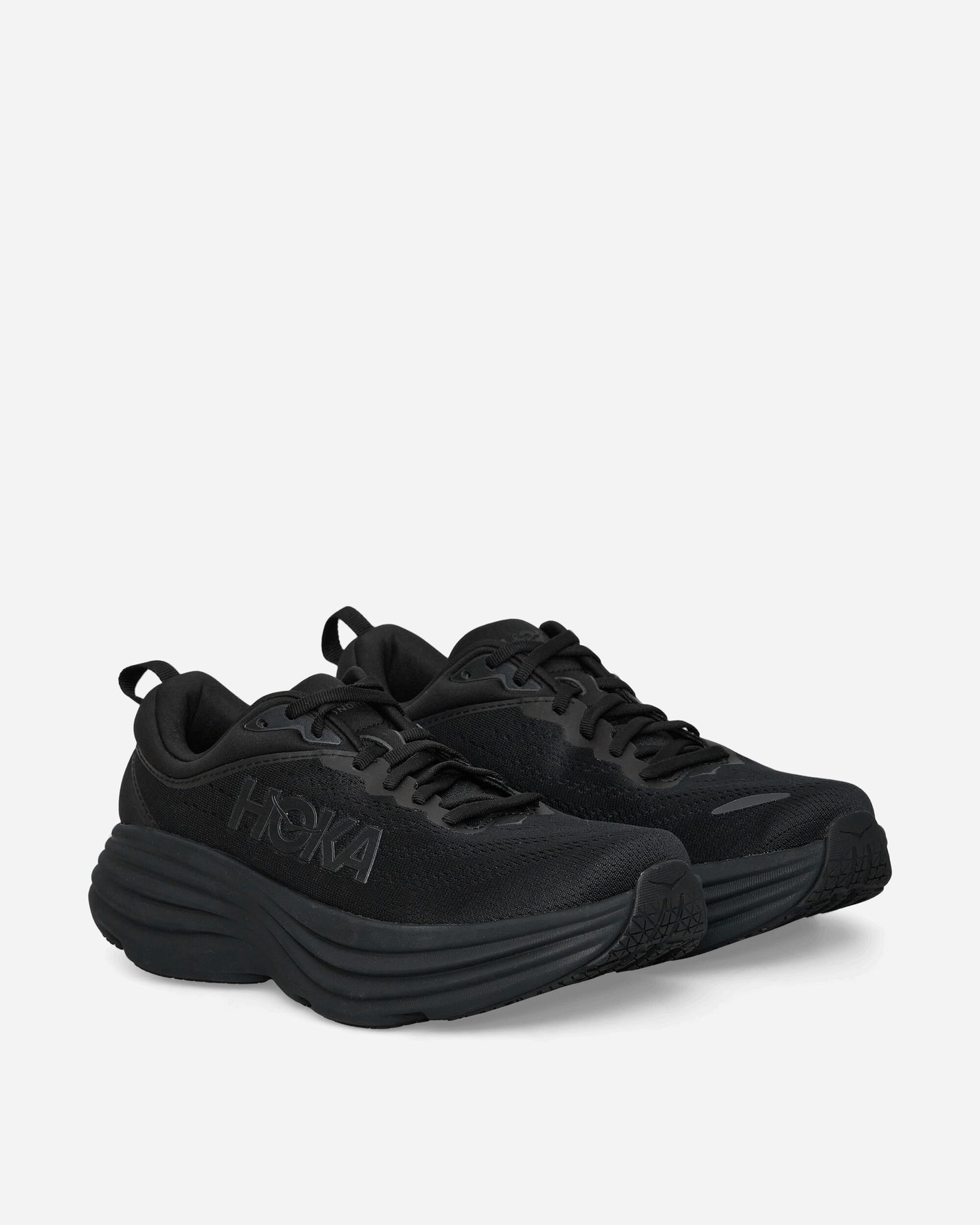 Hoka One One M Bondi 8 Black Sneakers Low HK.1123202-BBLC