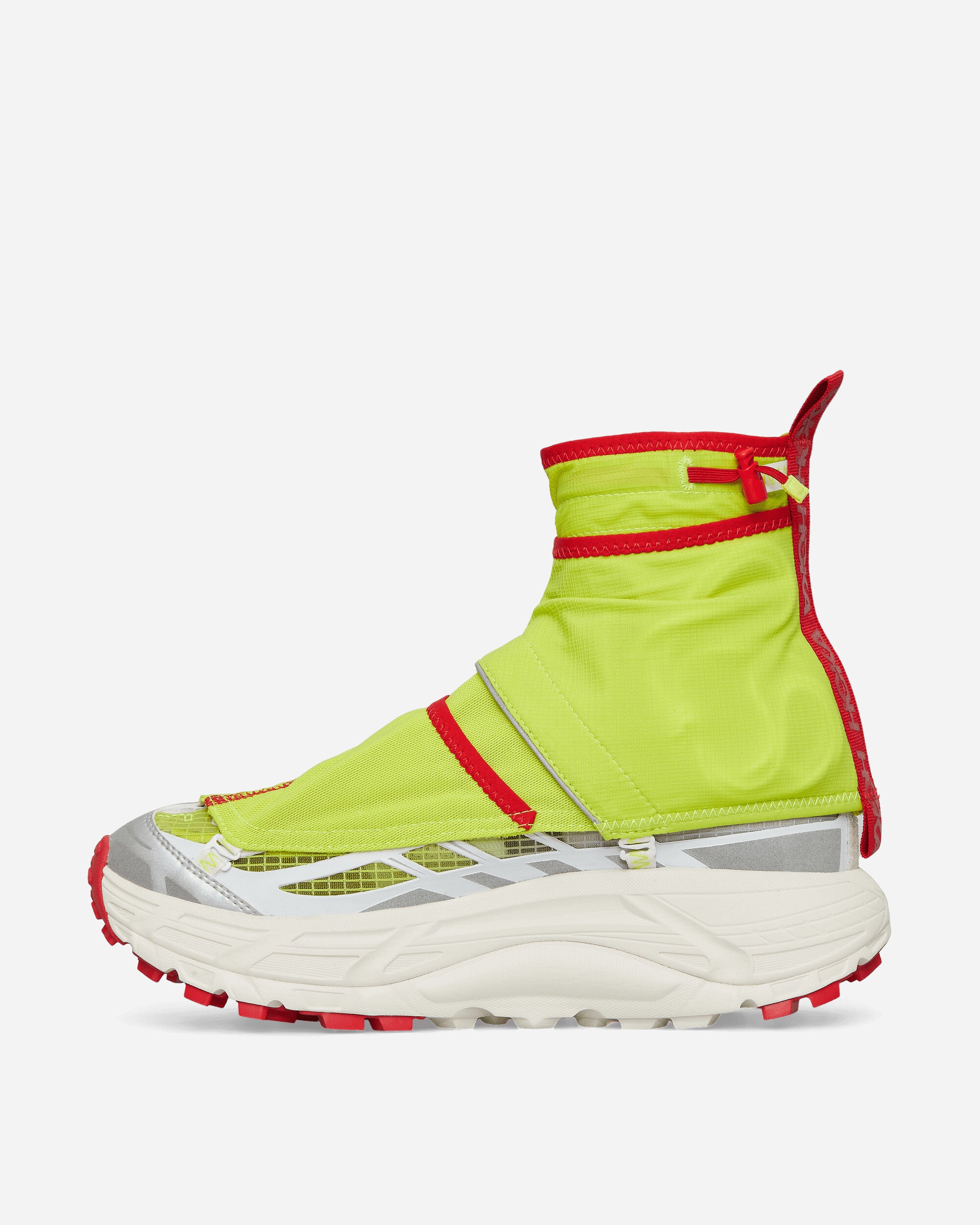 Hoka One One Mafate Three2 Nicole Mclaughlin White/Neon Yellow Sneakers Low 1153931-WNN