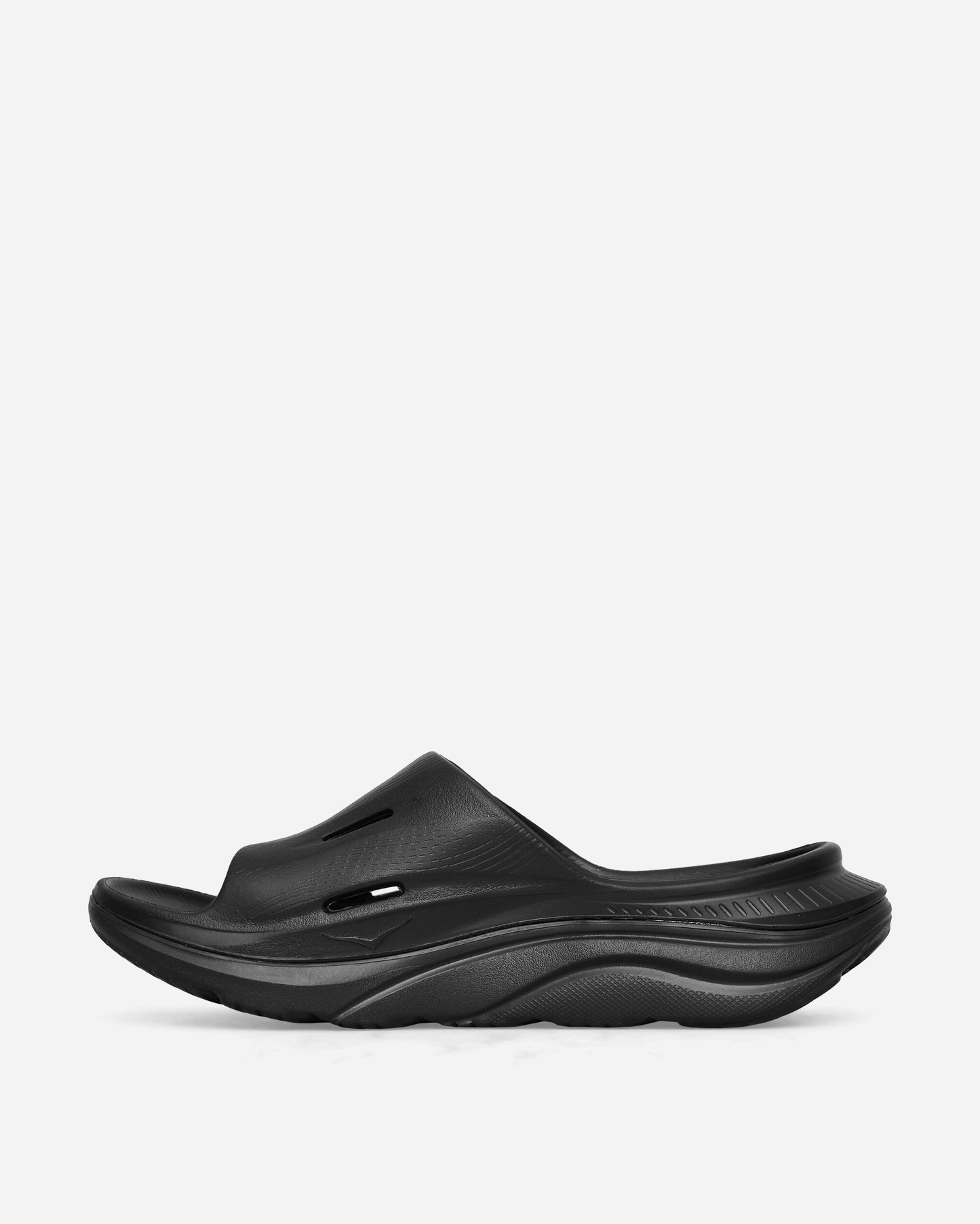 Hoka One One U Ora Recovery Slide 3 Black/ Black Sandals and Slides Slides HK.1135061-BBLC