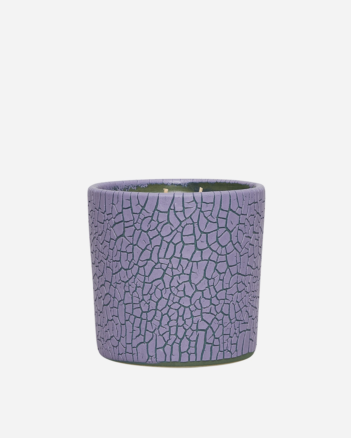 Houseplant Crackle Candle Purple Home Decor Candles HP23CRCKLCANDLEPR PURPLE