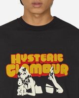 Hysteric Glamour Pop Rock Black T-Shirts Shortsleeve 02241CT15 C1