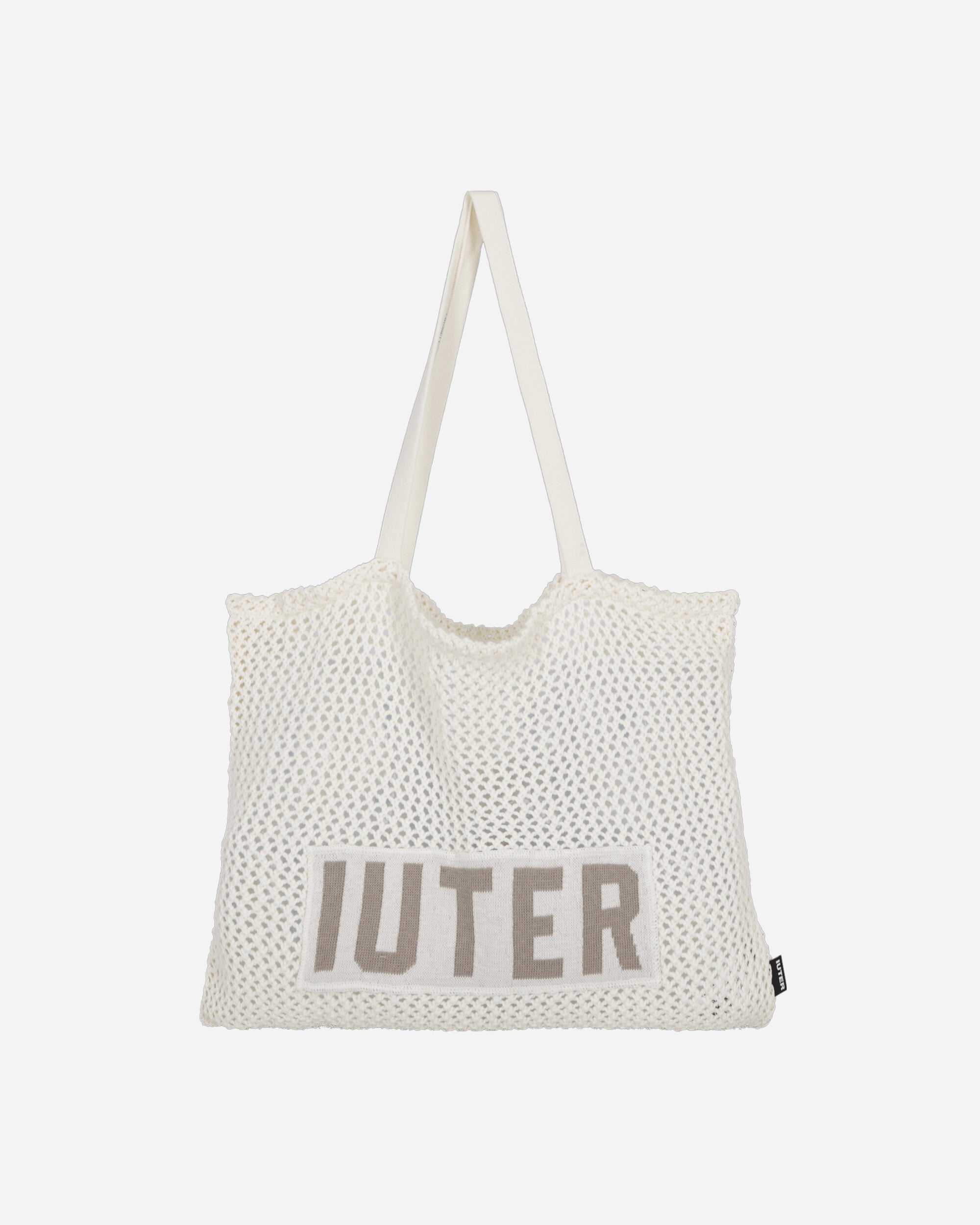 Iuter Mesh Tote Bag Dusty White Bags and Backpacks Tote Bags 24SIBG65 1