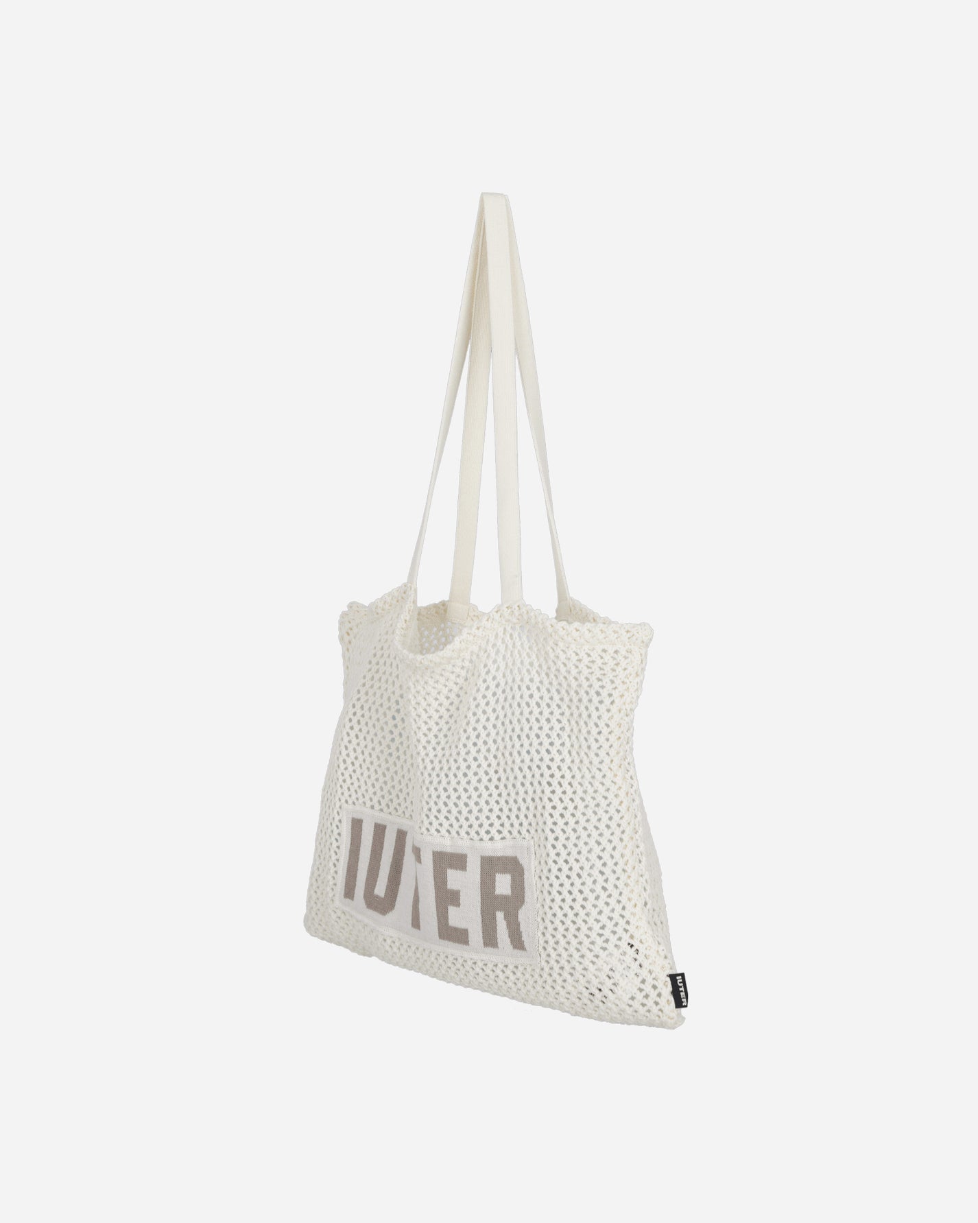 Iuter Mesh Tote Bag Dusty White Bags and Backpacks Tote Bags 24SIBG65 1