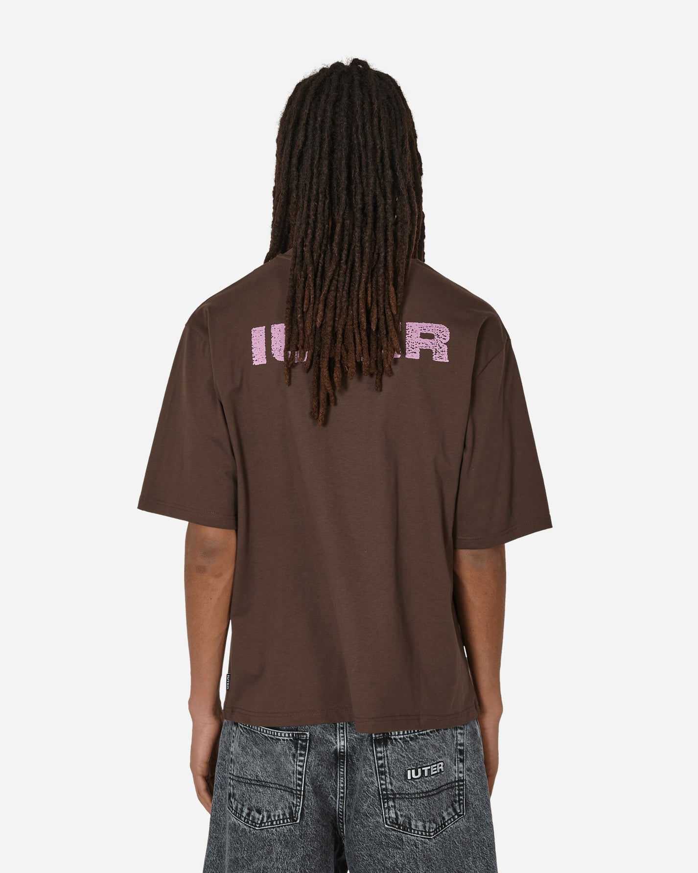 Iuter Stupid Humans Tee Brown T-Shirts Shortsleeve 24SITS76 1