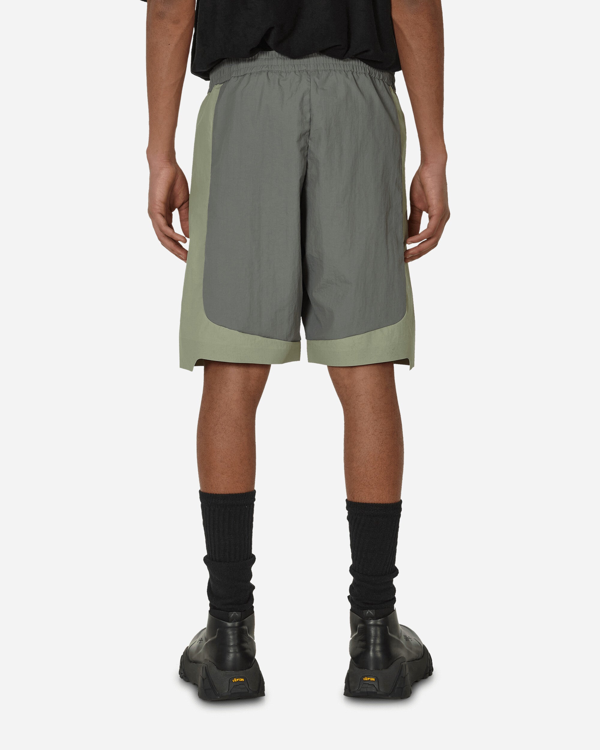 _J.L-A.L_ Nylon Short Grey Green Shorts Short JBMW049FA42 GRN0020