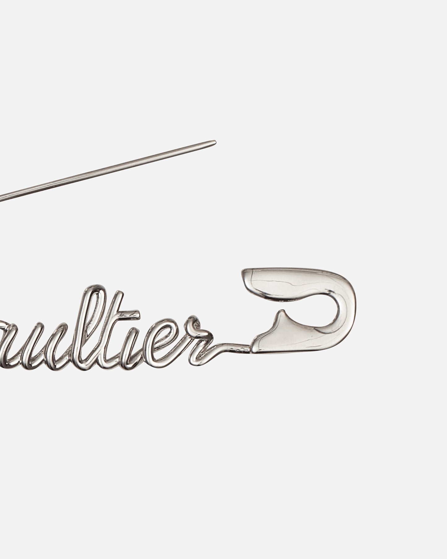 Jean Paul Gaultier Wmns Safety Pin Gaultier Mono Earring Silver Jewellery Earrings U-BO029-X026 91