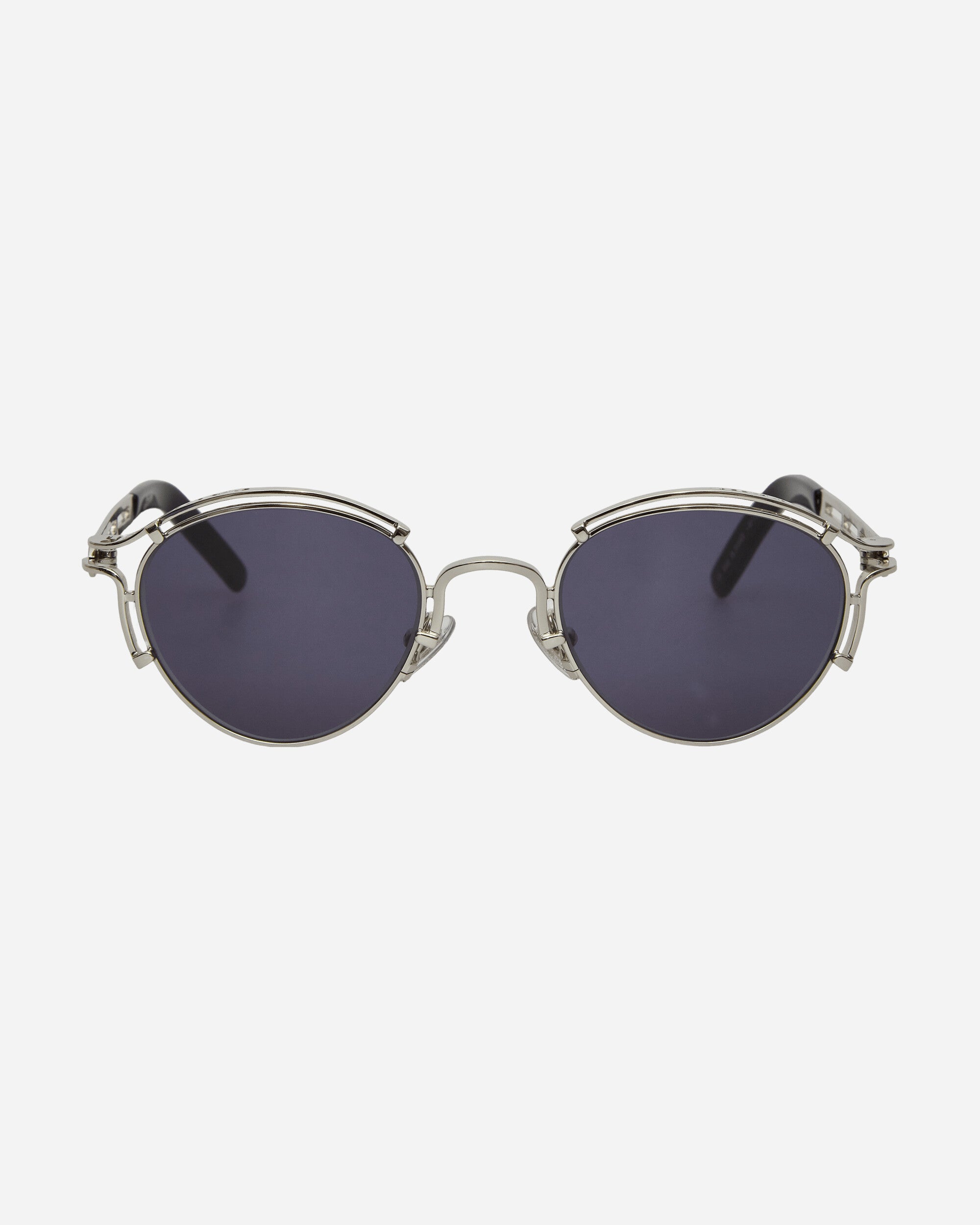 Jean Paul Gaultier Wmns Lunettes Sourcil Silver Eyewear Sunglasses LU009-X056 91