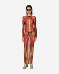 Jean Paul Gaultier Wmns Mesh Long Dress Multi Dresses Dress Long RO254-T554 301540