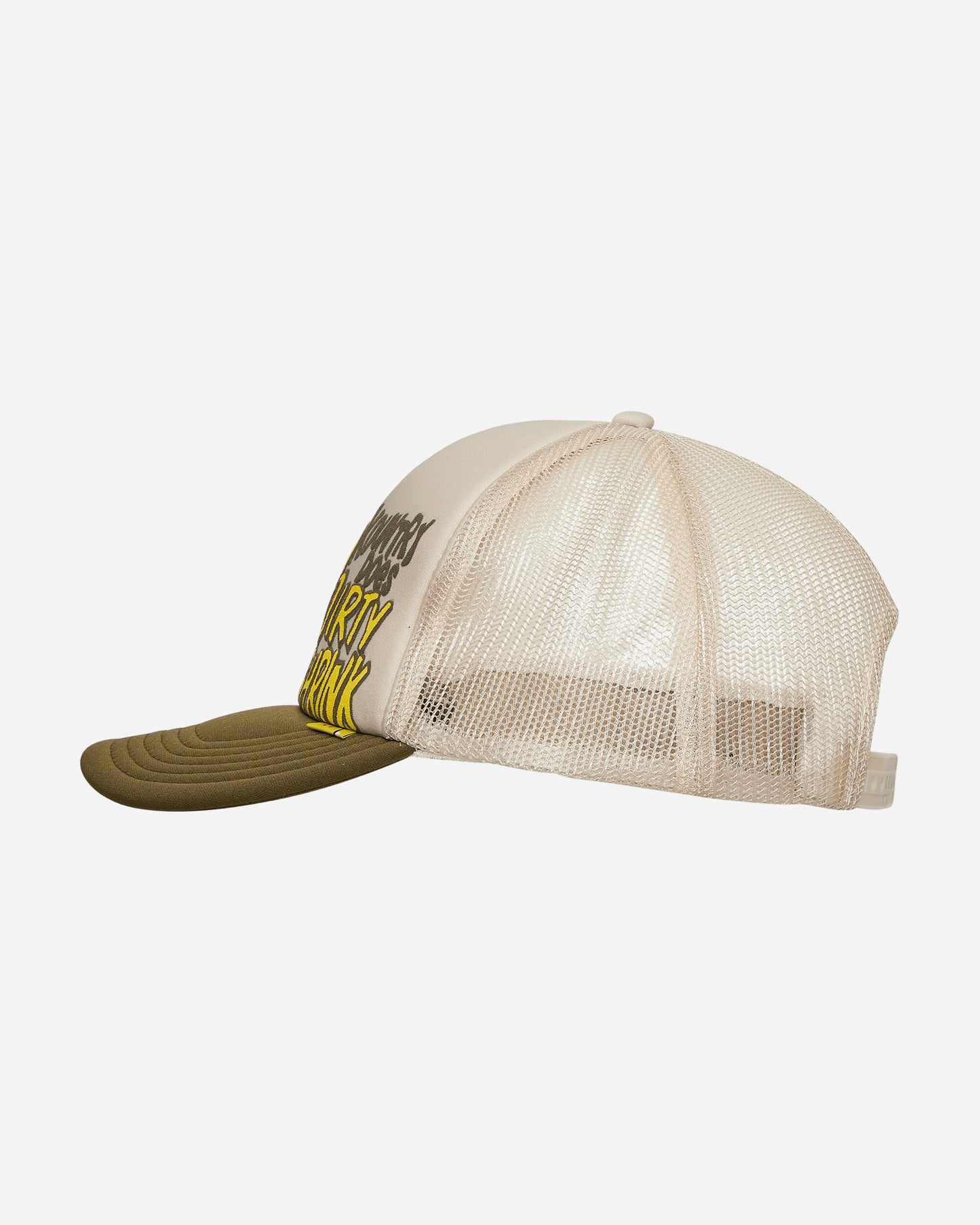 KAPITAL Kountry Dirty Shrink Truck Cap Ecrxkhaki Hats Caps K2312XH567 1