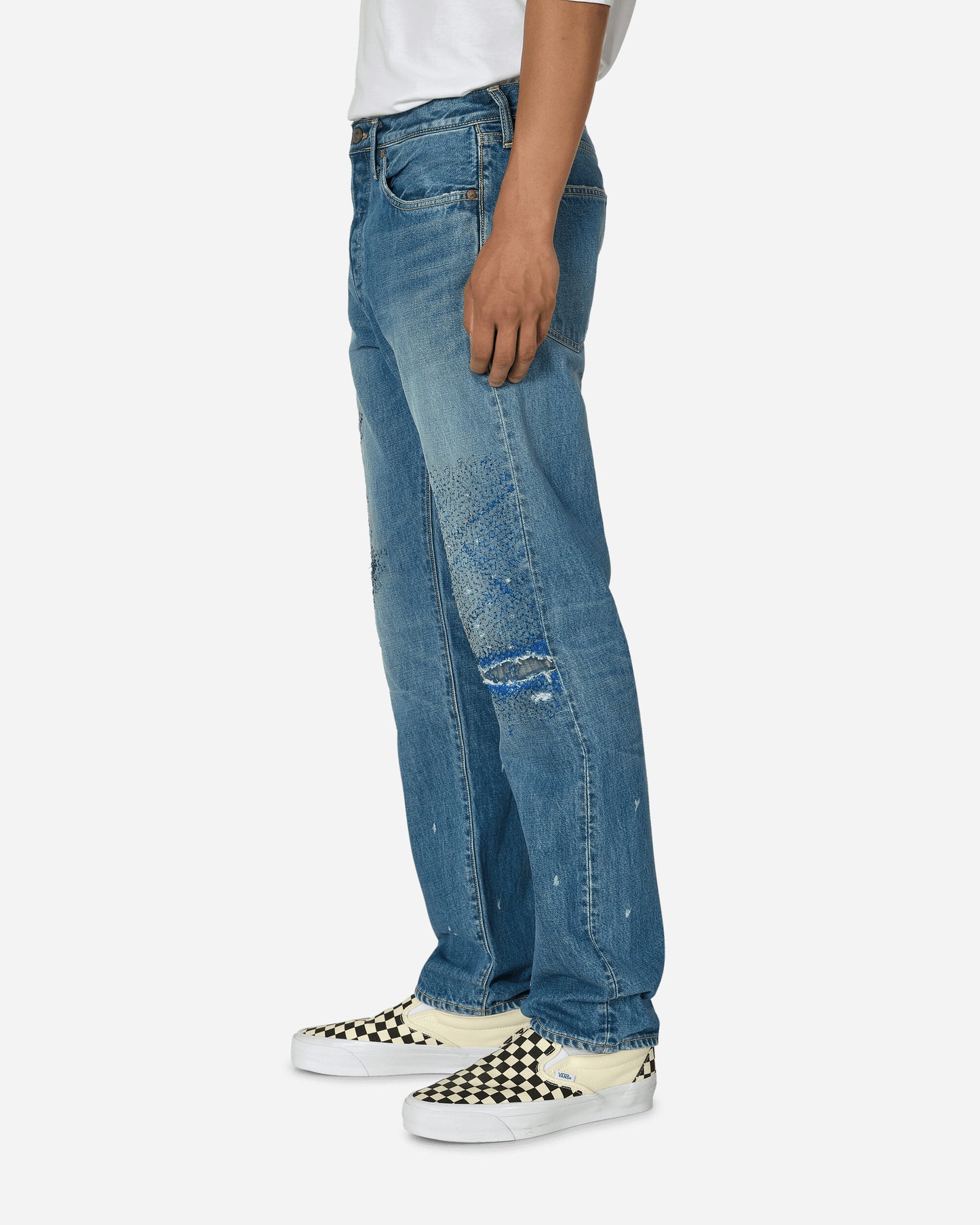 KAPITAL 14Oz Denim 5P Monkey Cisco (3Yearsfade) Idg Pants Denim EK-1086LP IDG