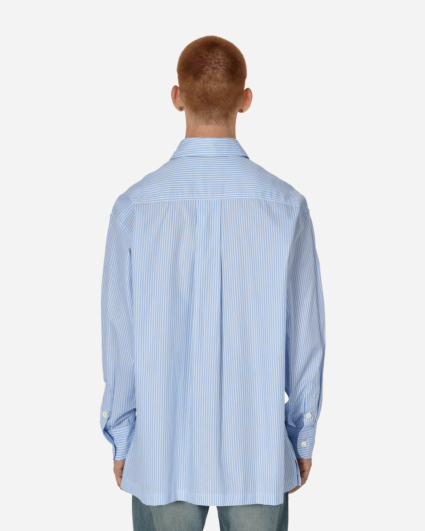 KENZO Paris Kenzo Archive Logo Ov Shirt Sky Blue Shirts Longsleeve Shirt FD65CH5109LM 64