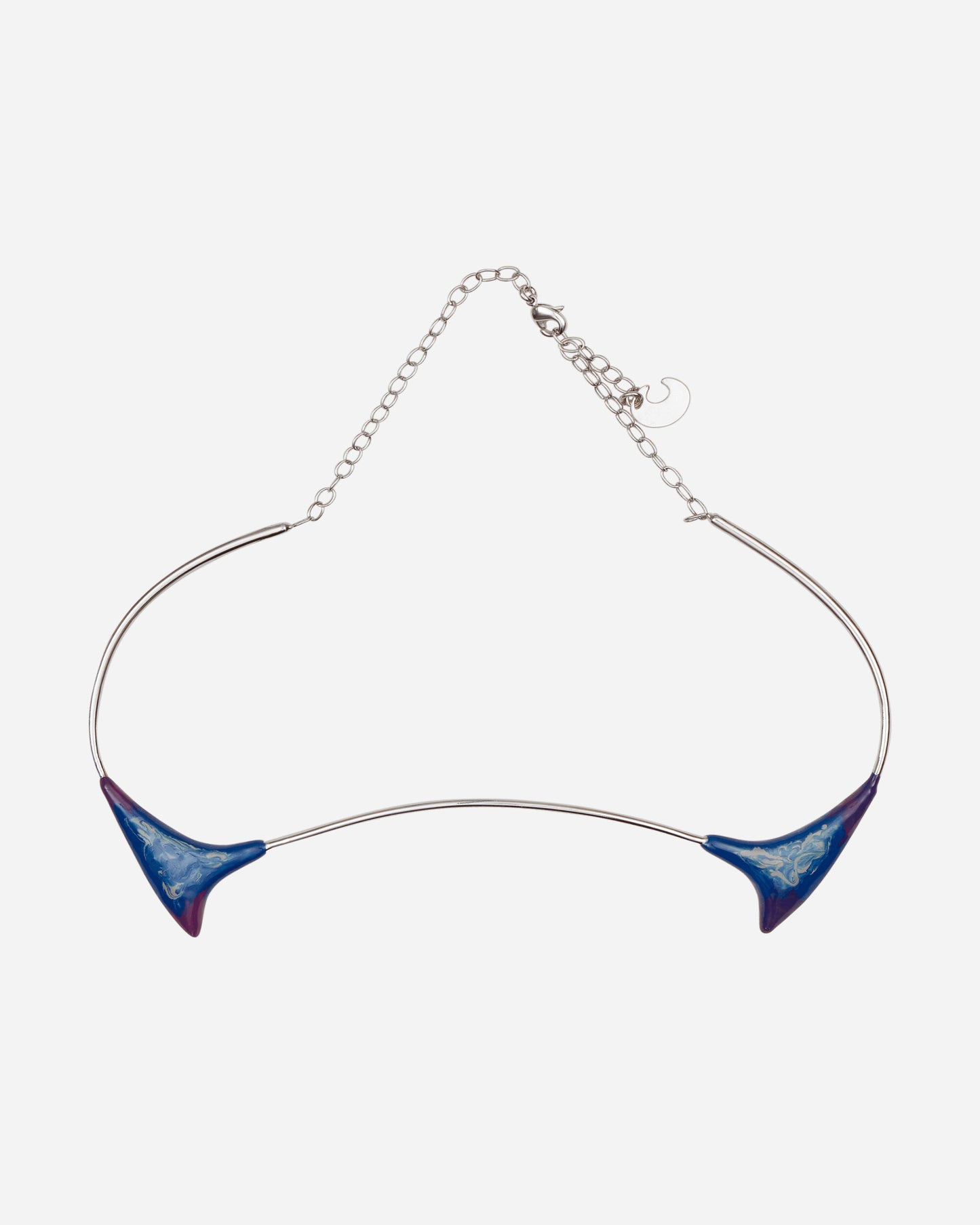 Kiko Kostadinov Wmns Ursa Necklace Silver/Blue Gradient Jewellery Necklaces KKWSS24NL02-131 001