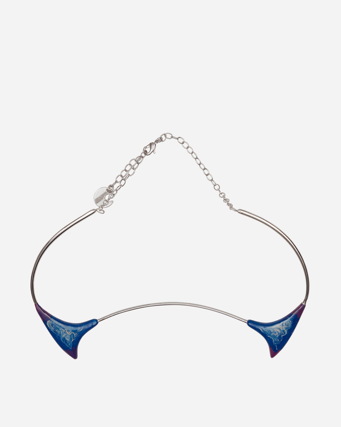 Kiko Kostadinov Wmns Ursa Necklace Silver/Blue Gradient Jewellery Necklaces KKWSS24NL02-131 001