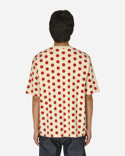 Levi's® Skateboarding Skate Graphic Box Tee Polka Dot Cream And Red T-Shirts Shortsleeve A1005-0026 WHITE