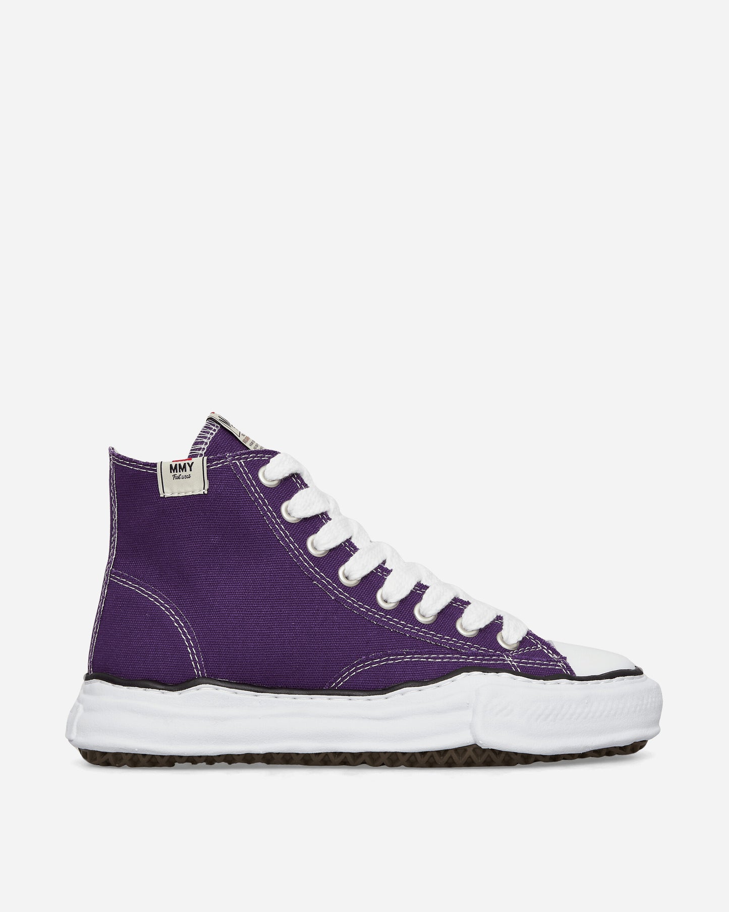 Maison MIHARA YASUHIRO Peterson High/Original Sole Canvas High-Top Sneaker Purple Sneakers Low A01FW701 PURPLE