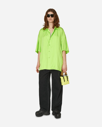 Martine Rose Wmns Camisole Shirt Lime/Irridescent Shirts Shortsleeve Shirt MRSS24-426 LIMIRR