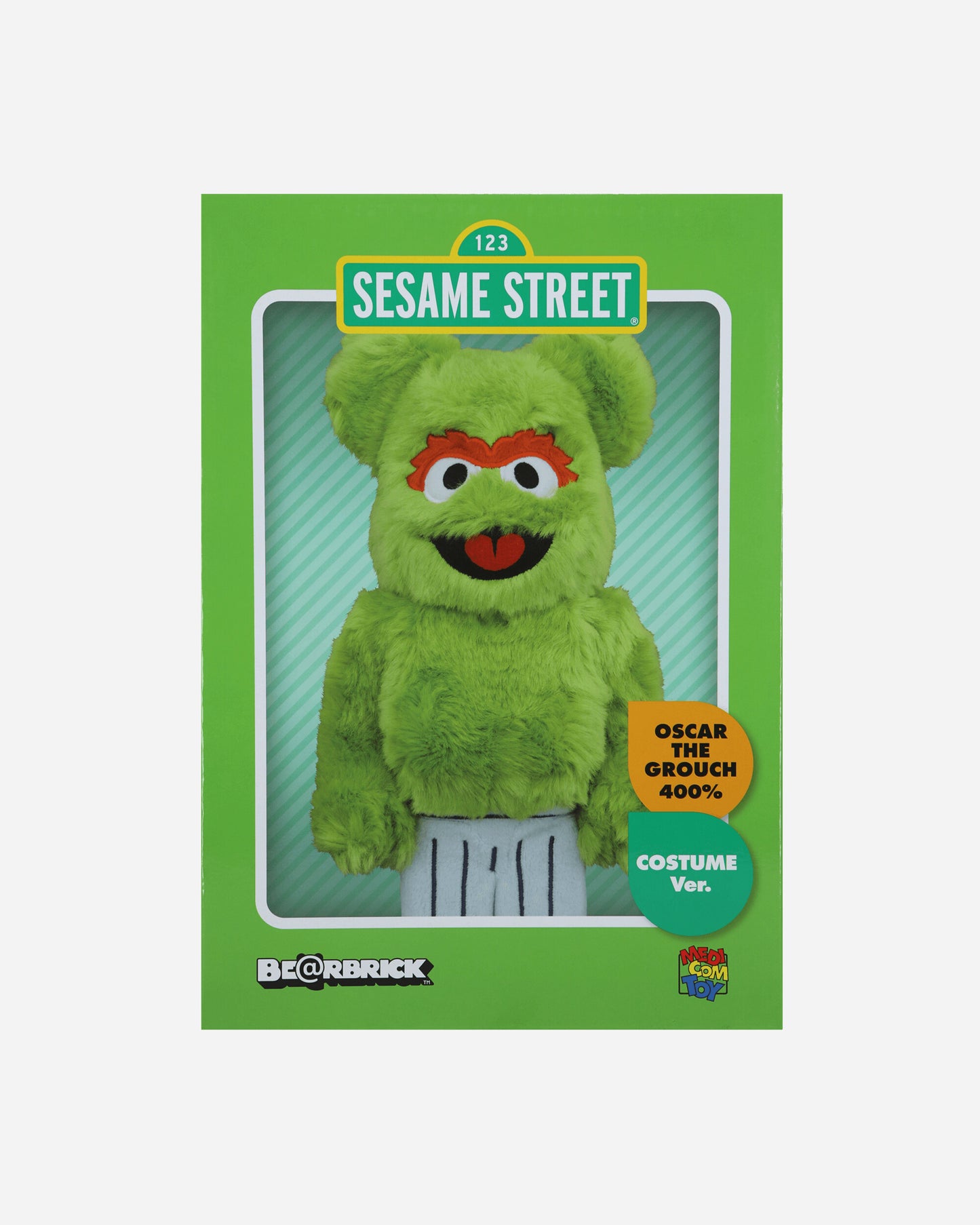 Medicom 400% Oscar The Grouch Costume Version Ass Home Decor Toys 400OSCARCO ASS