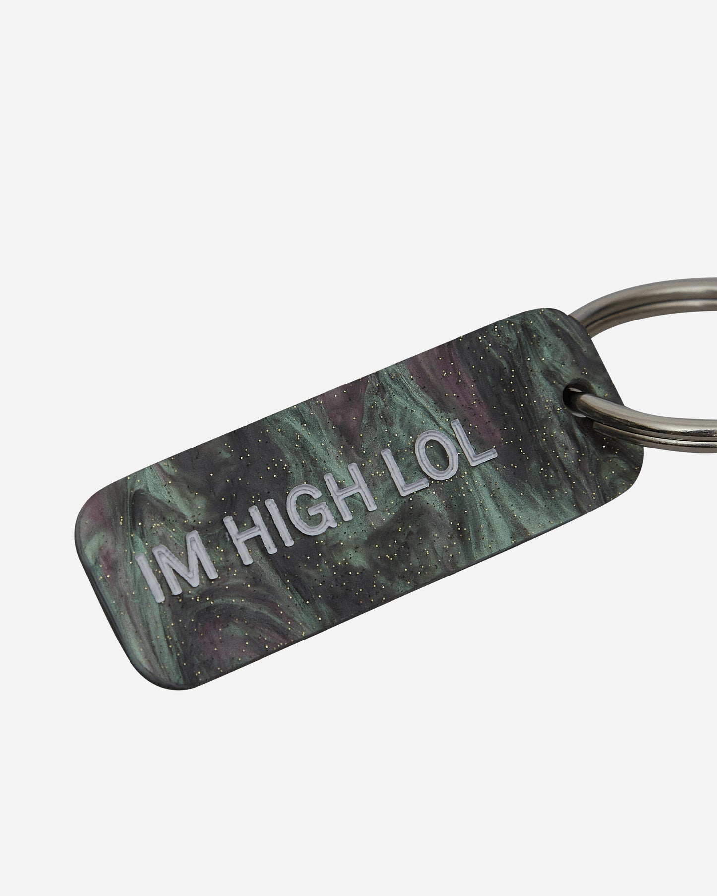 Mister Green Keychain - I'M High Lol/Mister Green Abalone Small Accessories Keychains MG-X1464 ABL