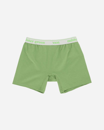 Mister Green Wordmark Hemp Underwear 2 Pack Chlorophyll & Navy Underwear Boxers MG-F1561 CAM
