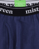 Mister Green Wordmark Hemp Underwear 2 Pack Chlorophyll & Navy Underwear Boxers MG-F1561 CAM